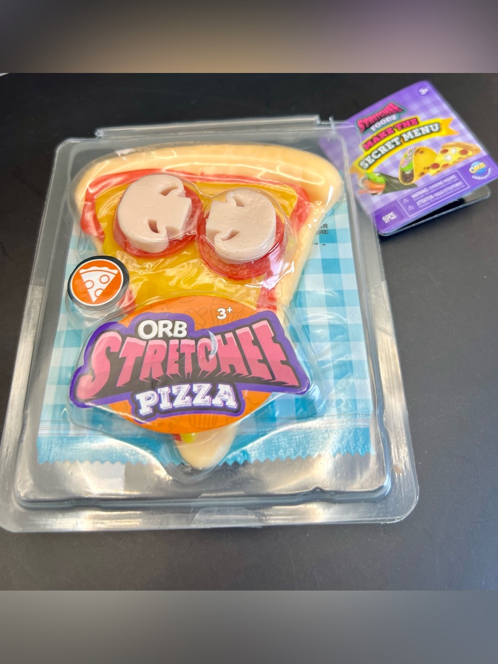 ORB Stretchee Pizza Toy - Yellow & Red